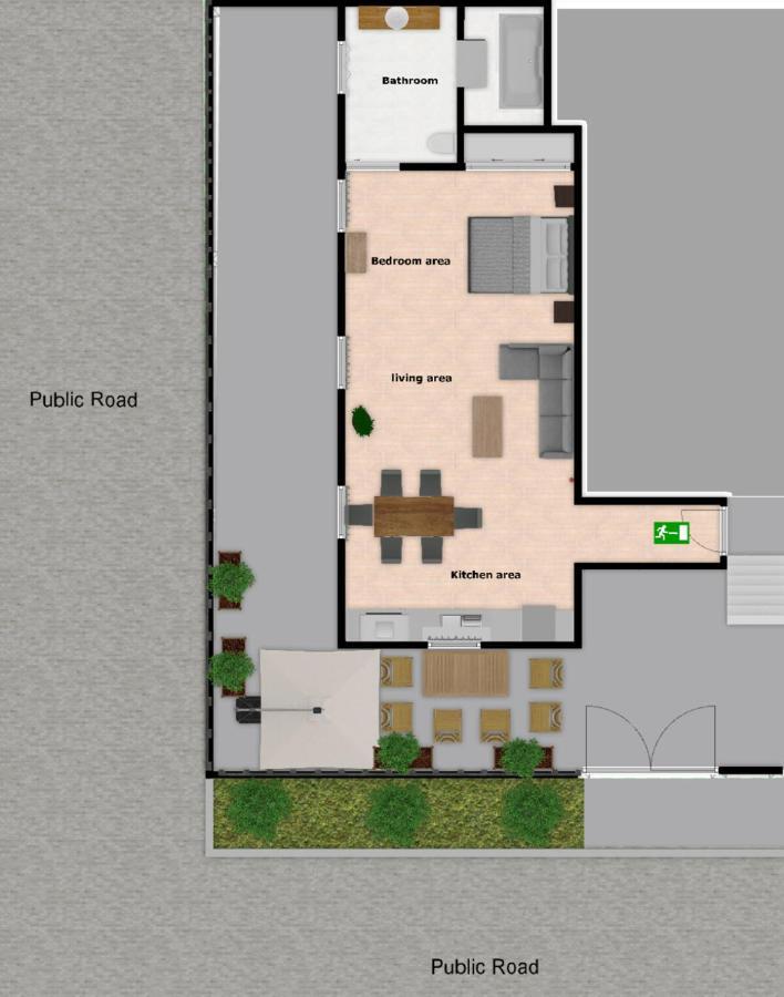 Titus CFU Apartment Ipsos Bagian luar foto